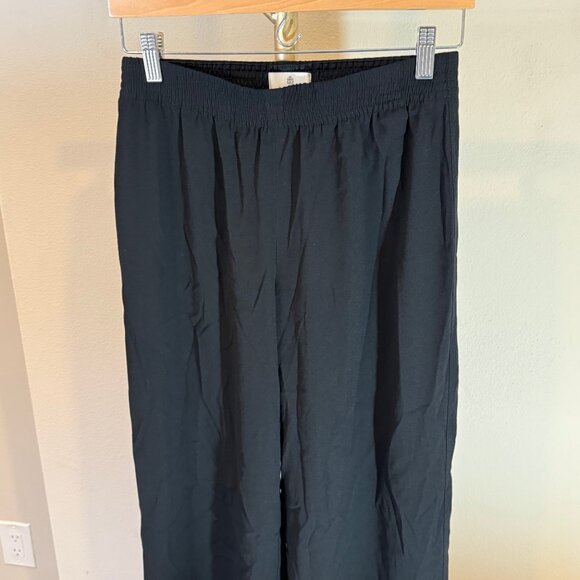 Aritzia Babaton Integrate Crepe Relaxed Fit Pant Pull-on in Black Womens SM - Picture 5 of 10